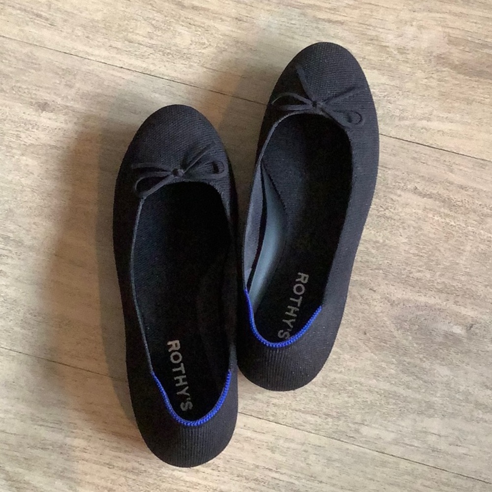 Rothy's Women's Black Ballet Flats